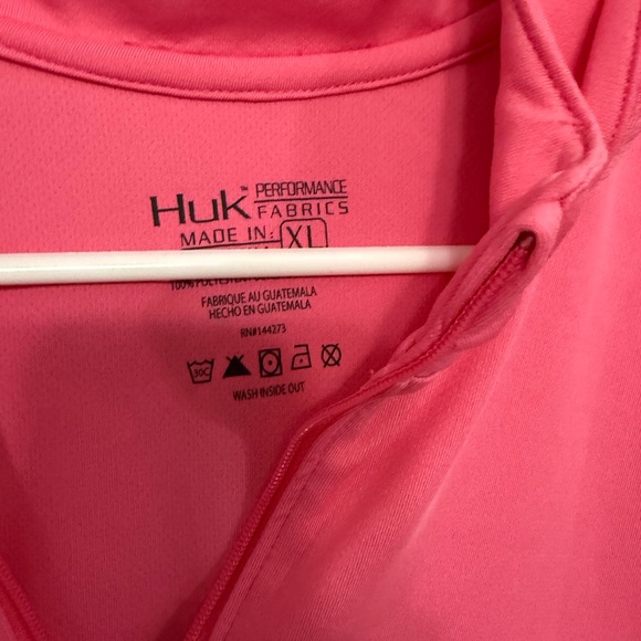 Womens huk 1/4 zip with hood brand new with tags size xl (fits like a large) - Picture 3 of 4